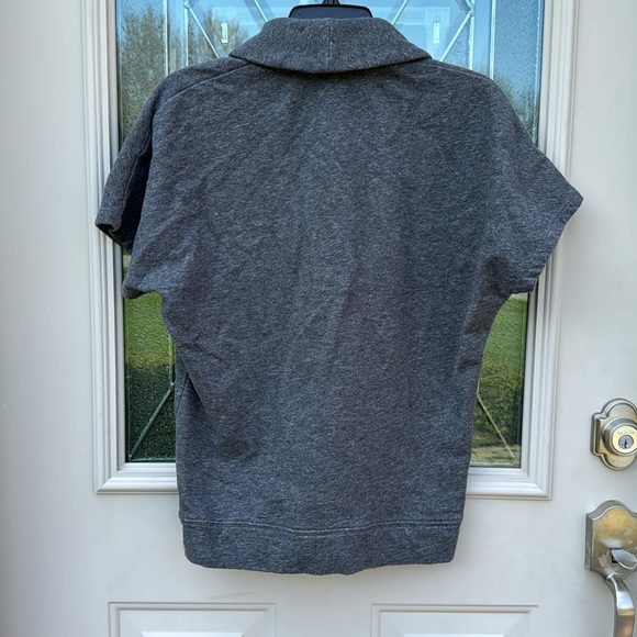 J. Crew gray poncho short sleeve top size XXS EUC - Picture 3 of 3